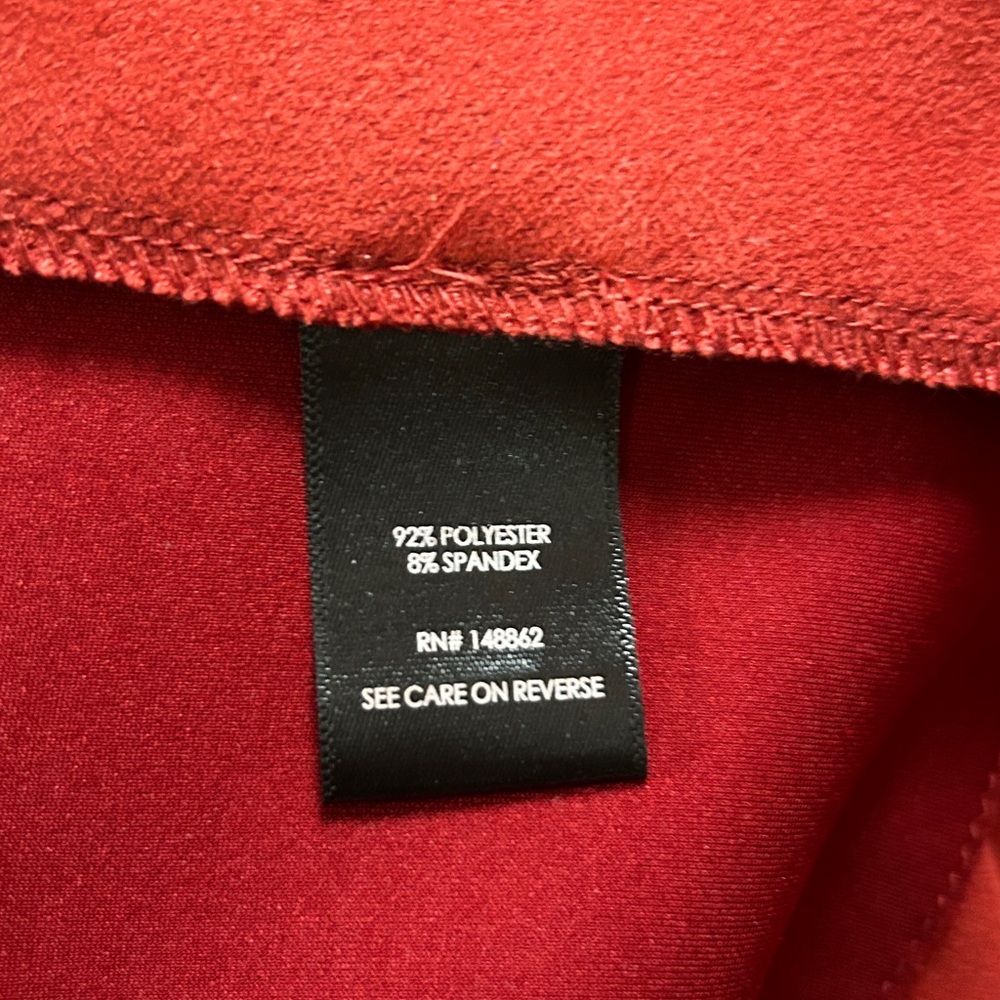 TWO Burnt orange ultra Suede Long Coat and blazer jacket. Two for one price. - Picture 10 of 12